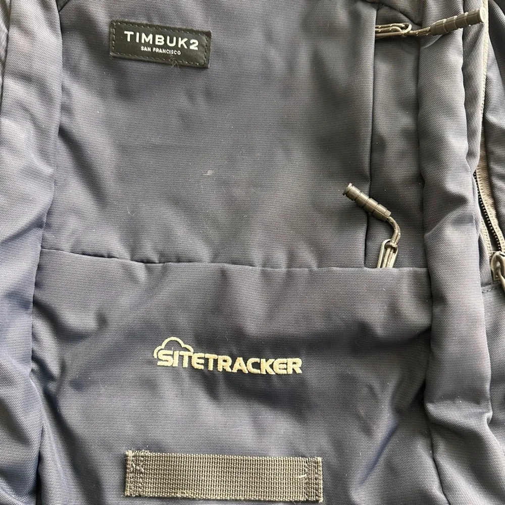 Timbuk2 Parkside Laptop Backpack Navy Blue Sitetracker‎ Company Logo OS Bag